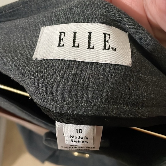 Elle Women's Charcoal Bootcut Dress Pants Size 10 - Picture 5 of 7